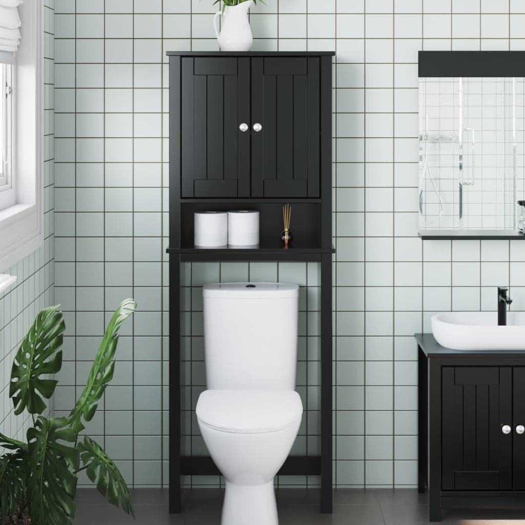vidaXL Wasmachinekast BERG massief hout - foto 1