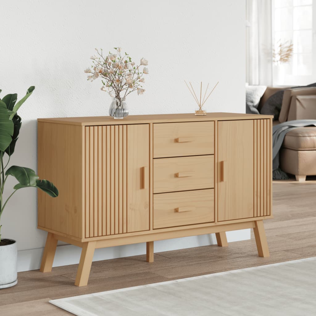 vidaXL Dressoir OLDEN massief grenenhout - foto 3