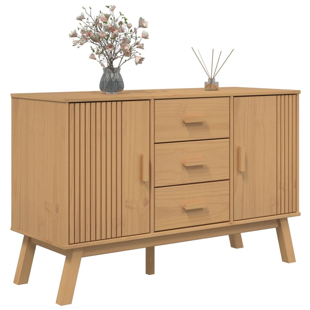 vidaXL Dressoir OLDEN massief grenenhout - foto 5