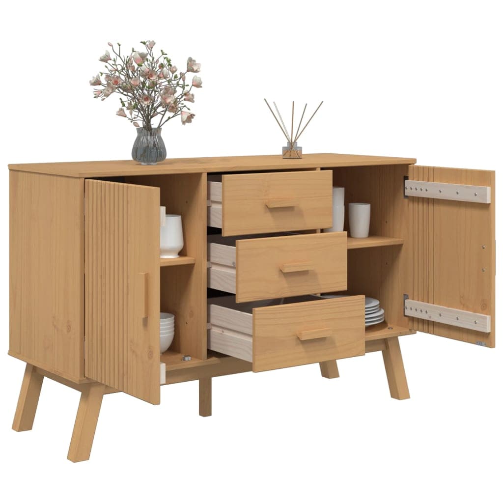 vidaXL Dressoir OLDEN massief grenenhout - foto 6