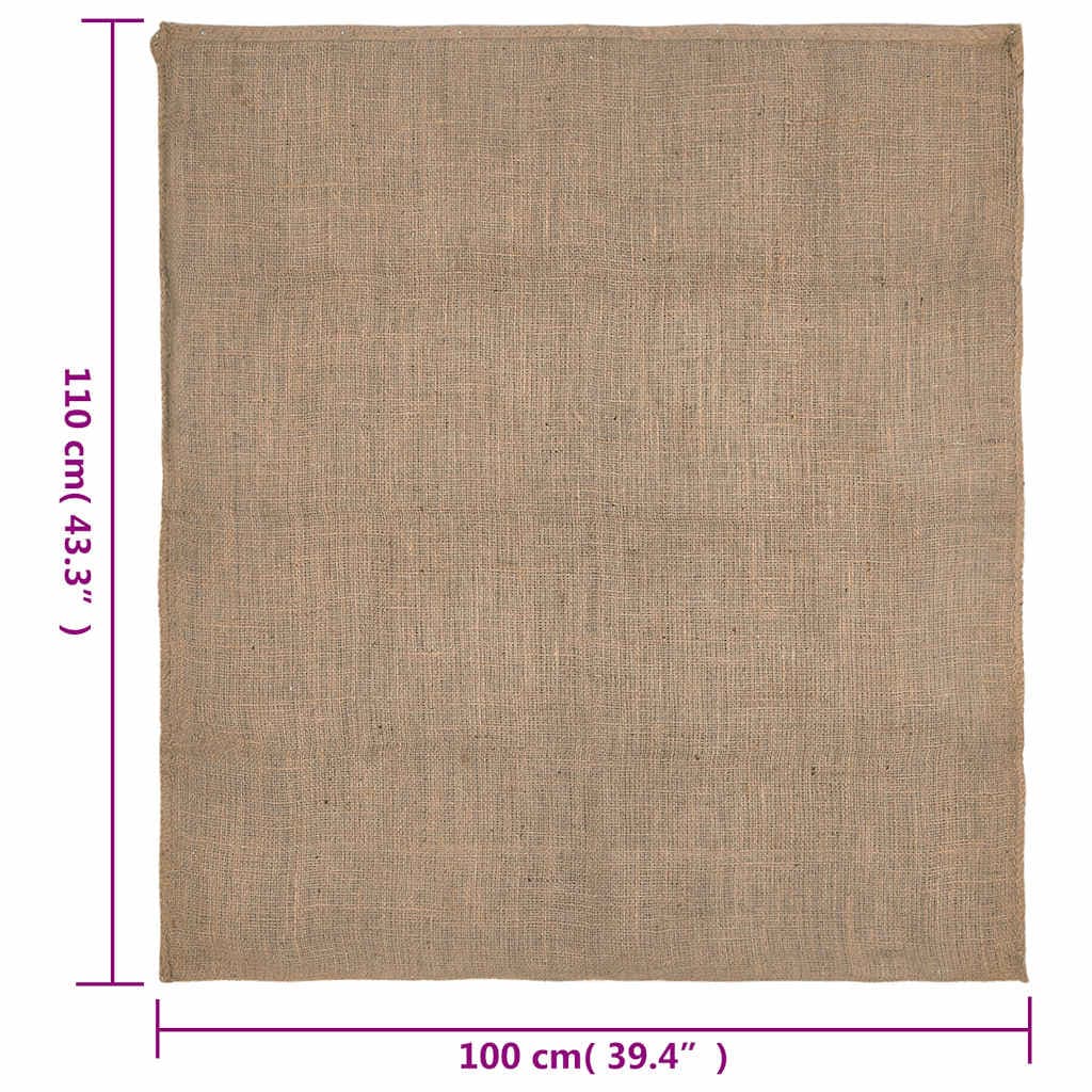 vidaXL Jutezakken 10 stuks 220 g/ ² 100% jute - foto 7