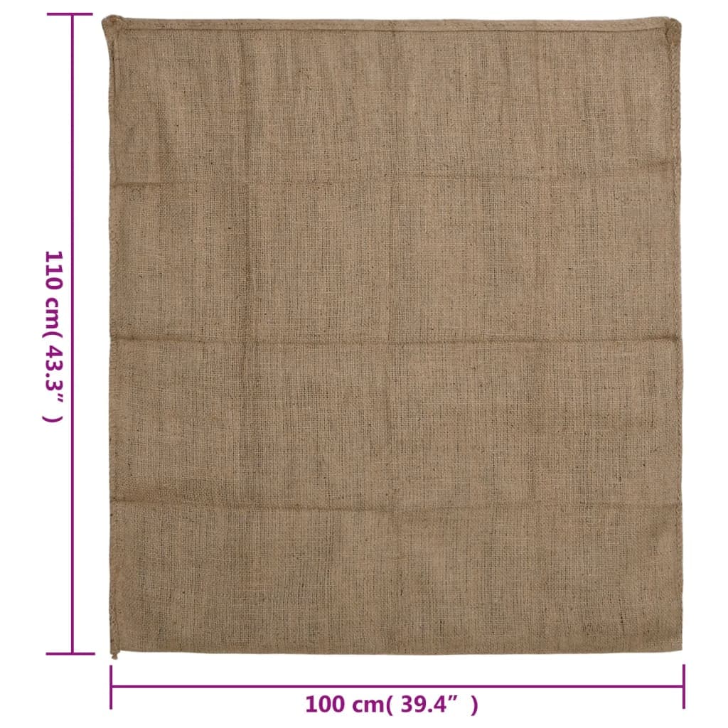 vidaXL Jutezakken 5 stuks 340 g/ ² 100% jute - foto 7