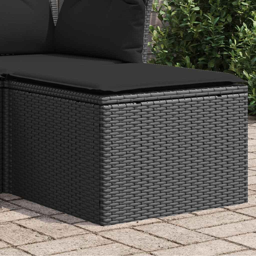 vidaXL Tuinkruk met kussen poly rattan - foto 1