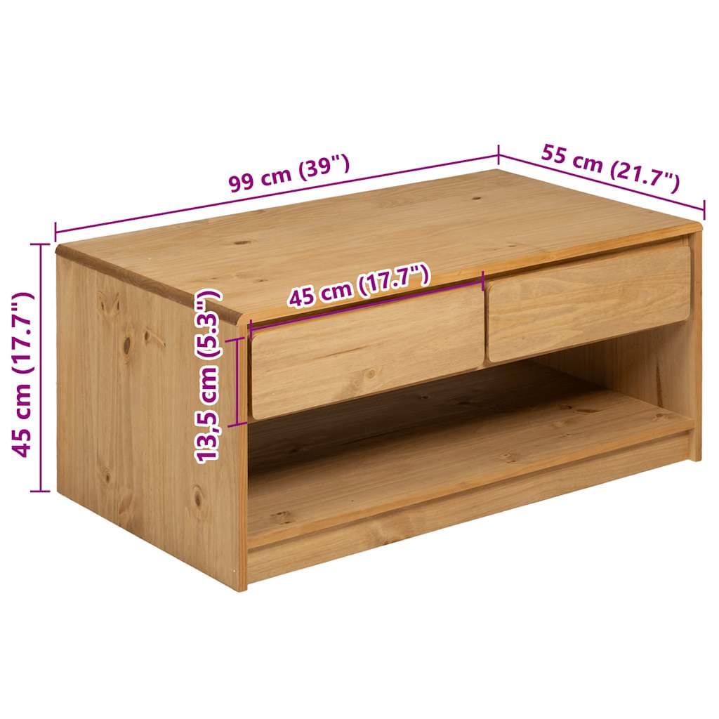 vidaXL Salontafel SAUDA eikenkleurig - foto 8