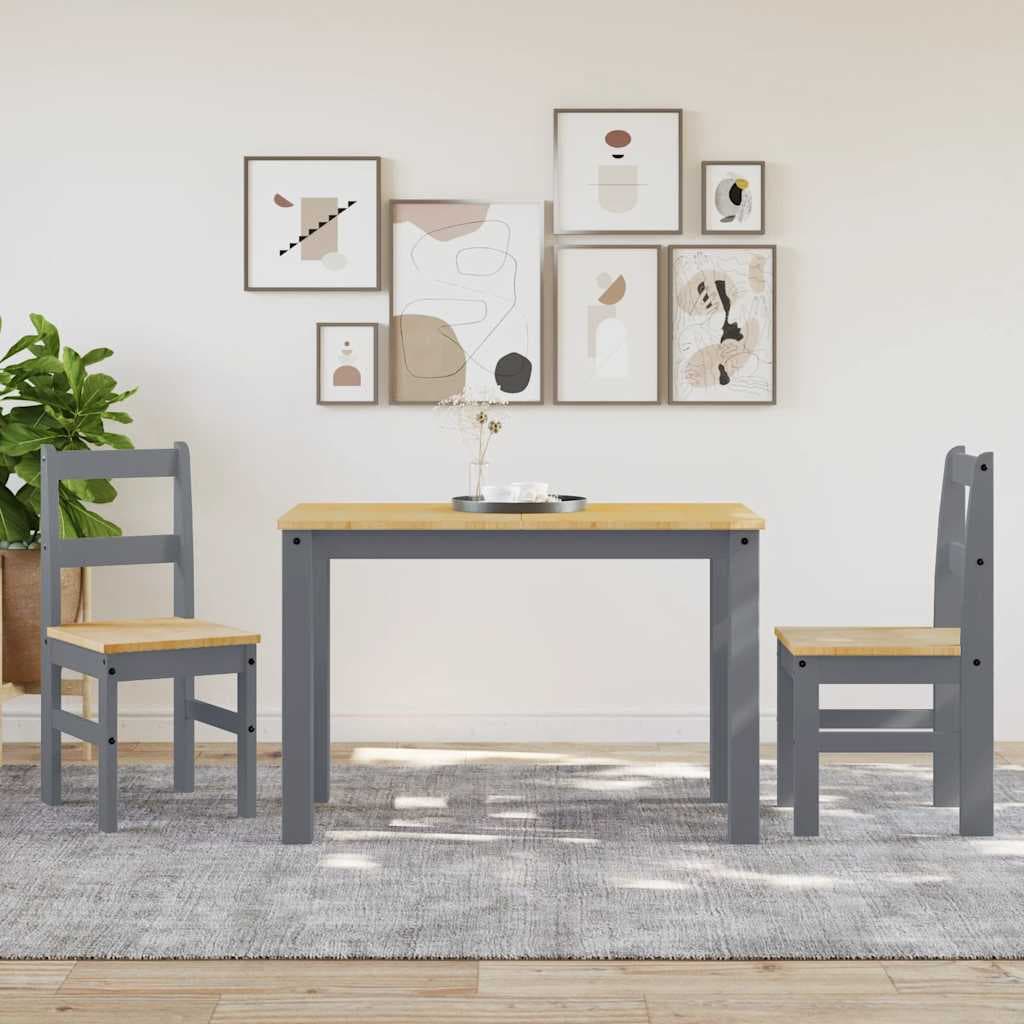 vidaXL Eetkamerstoelen PANAMA grenenhout - foto 3