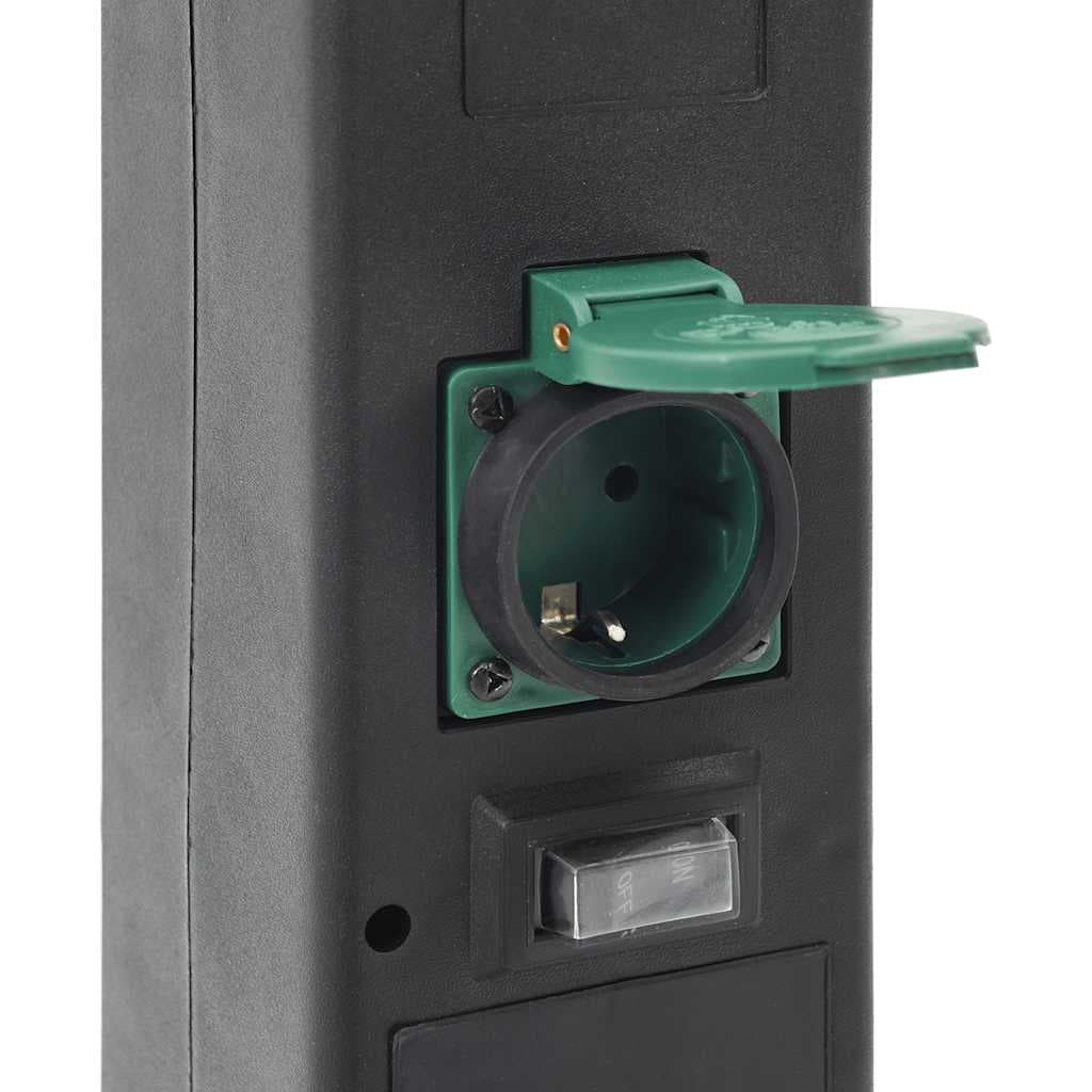 vidaXL Tuinstopcontact met lamp en grondpin 2-wegs - foto 5