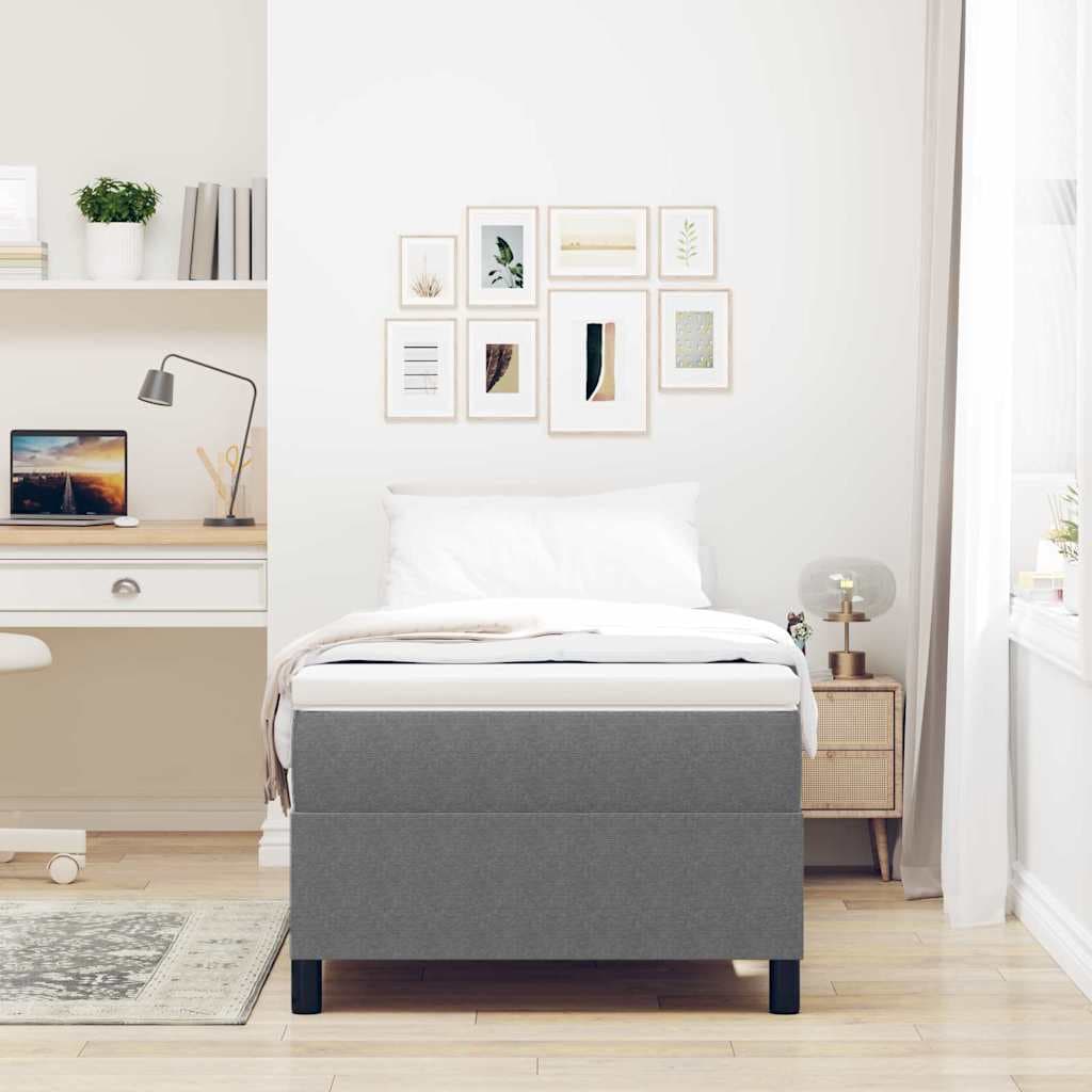 vidaXL Boxspringbed en . Katoen Stof - foto 4