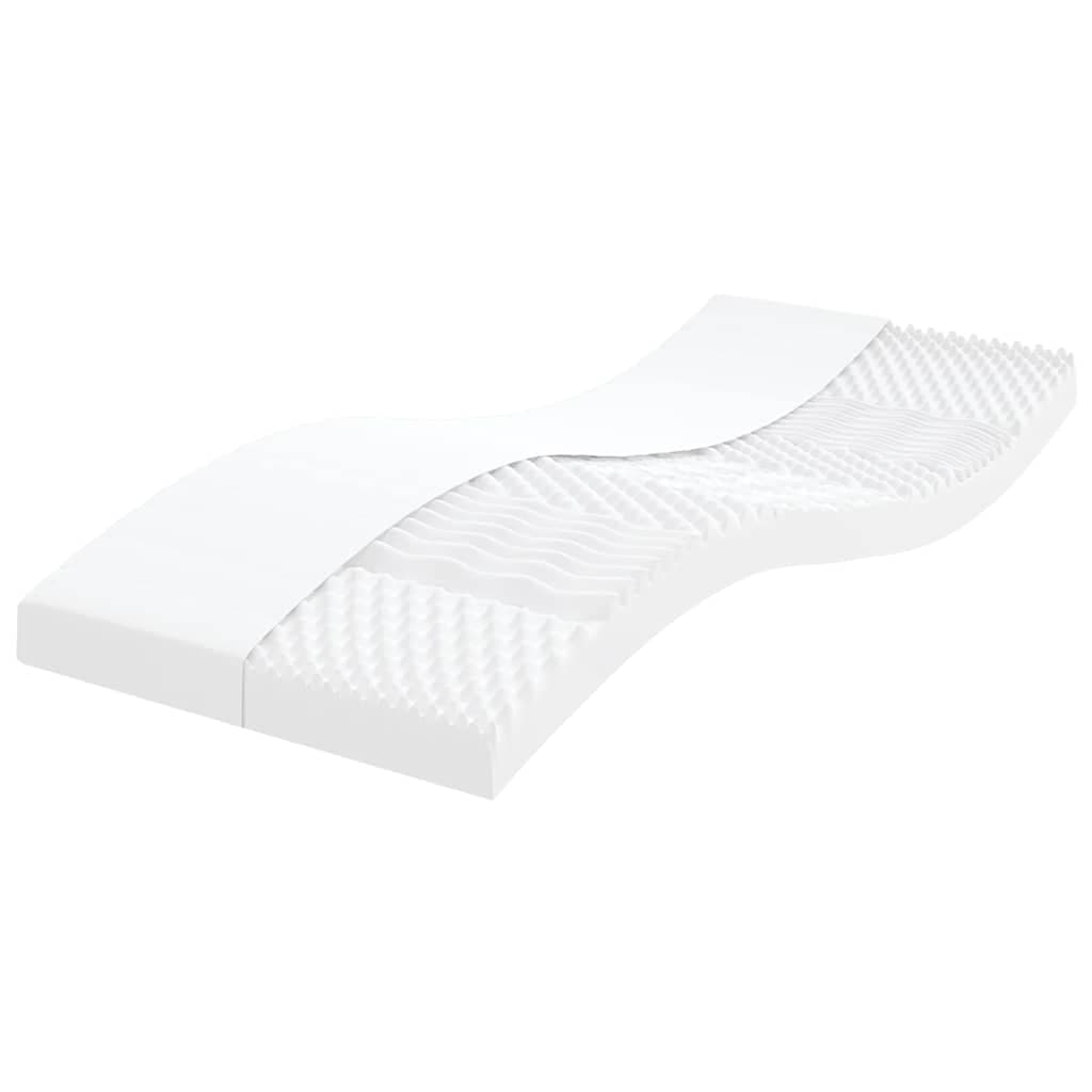 vidaXL Schuimmatras 7 zones hardheid 20 ILD - foto 1