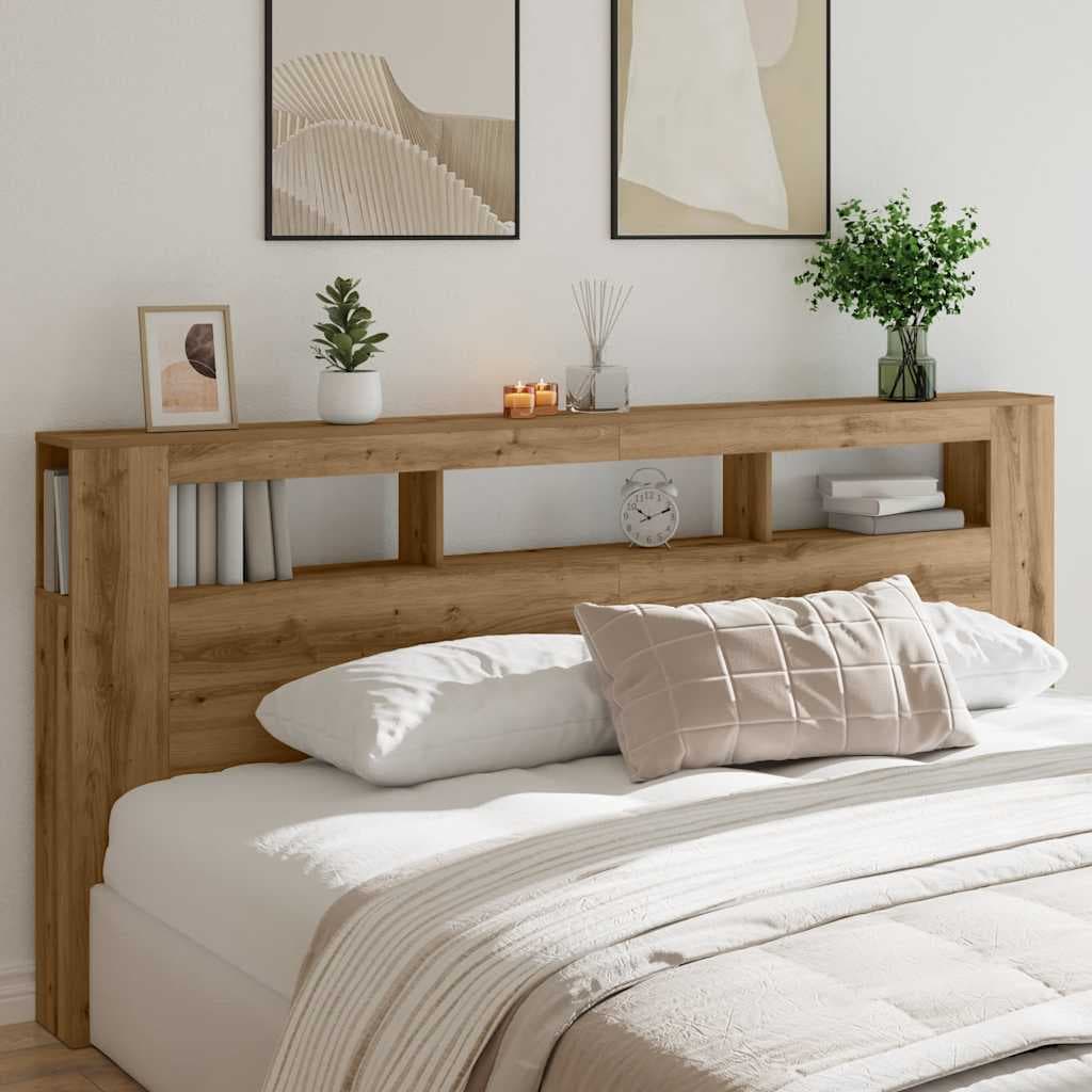 vidaXL Hoofdeinde LED artisanaal - foto 1