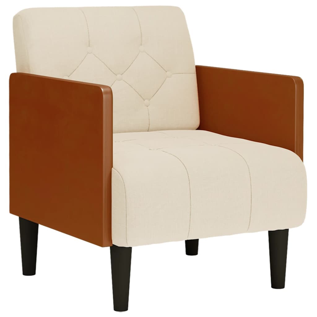 vidaXL Fauteuil armleuningen Linnen - foto 2