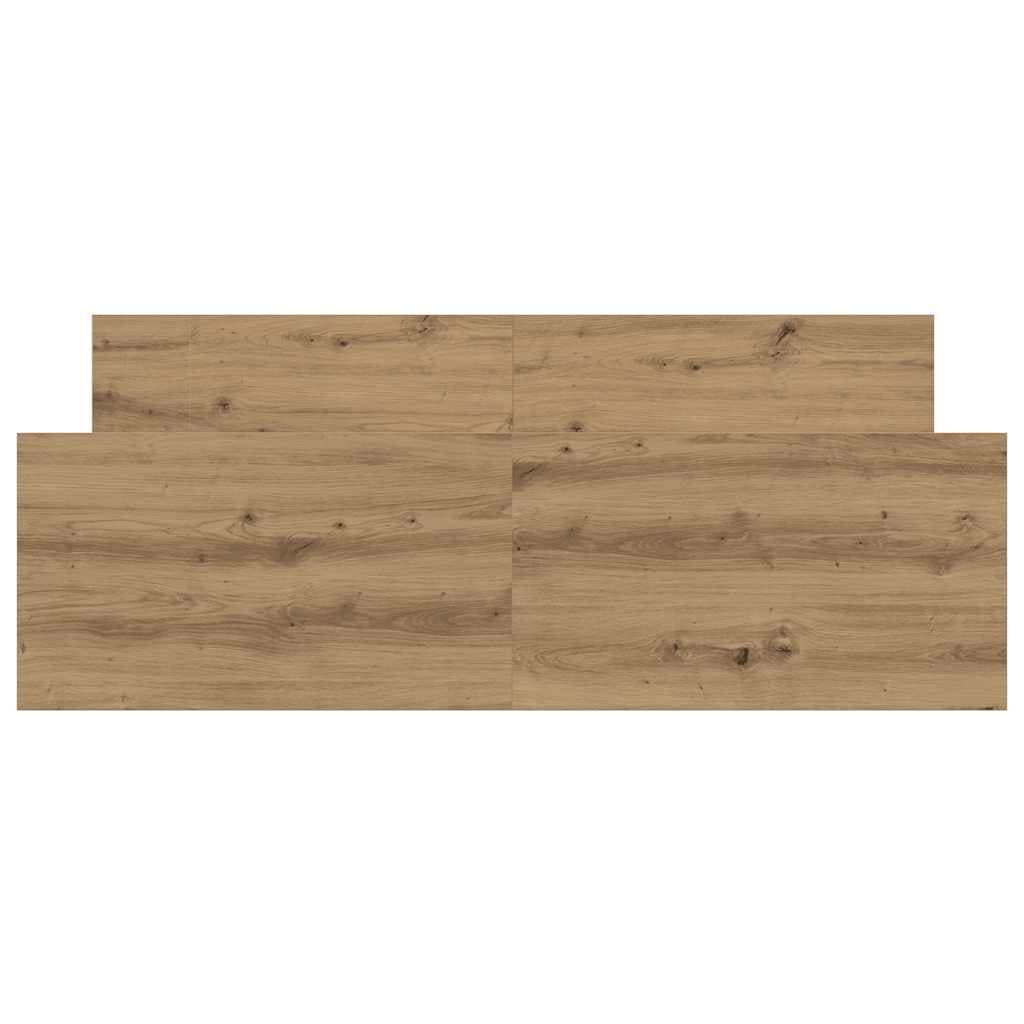 vidaXL Bedframe matras artisanaal eikenkleurig - foto 5