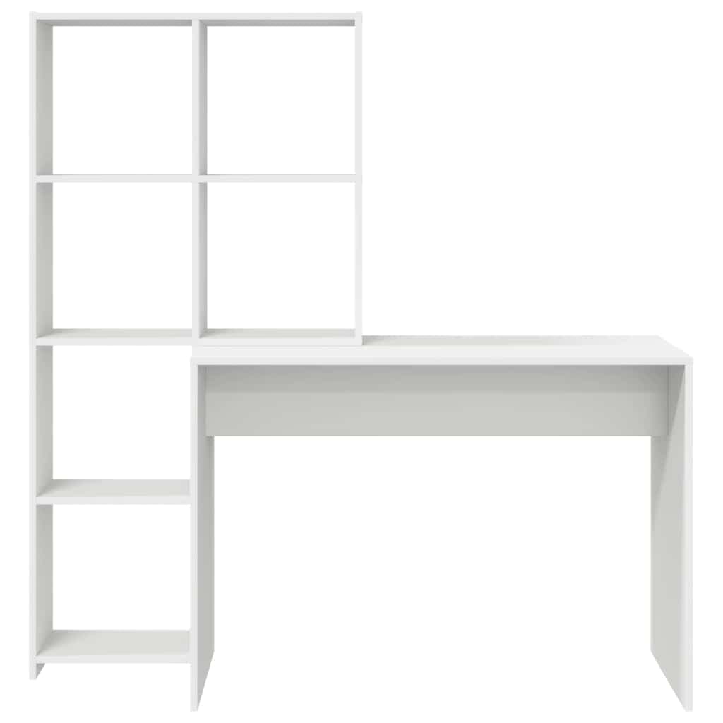 vidaXL Bureau met plank Bewerkt hout - foto 5