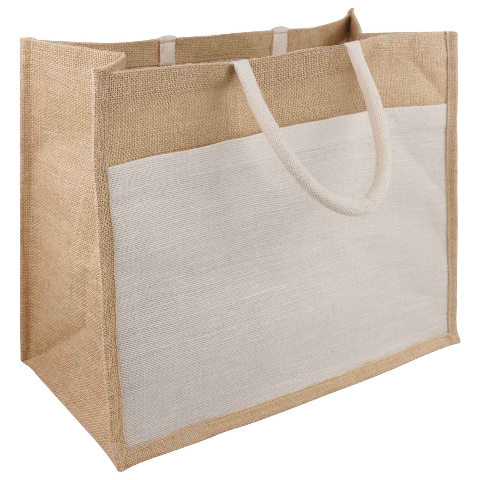 vidaXL Jute handtassen zak 10 - foto 3