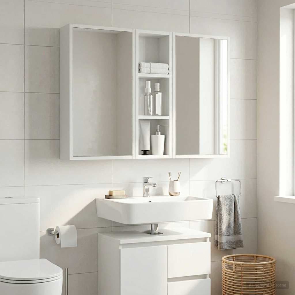 vidaXL Badkamer wandkast Geconstrueerd - foto 1