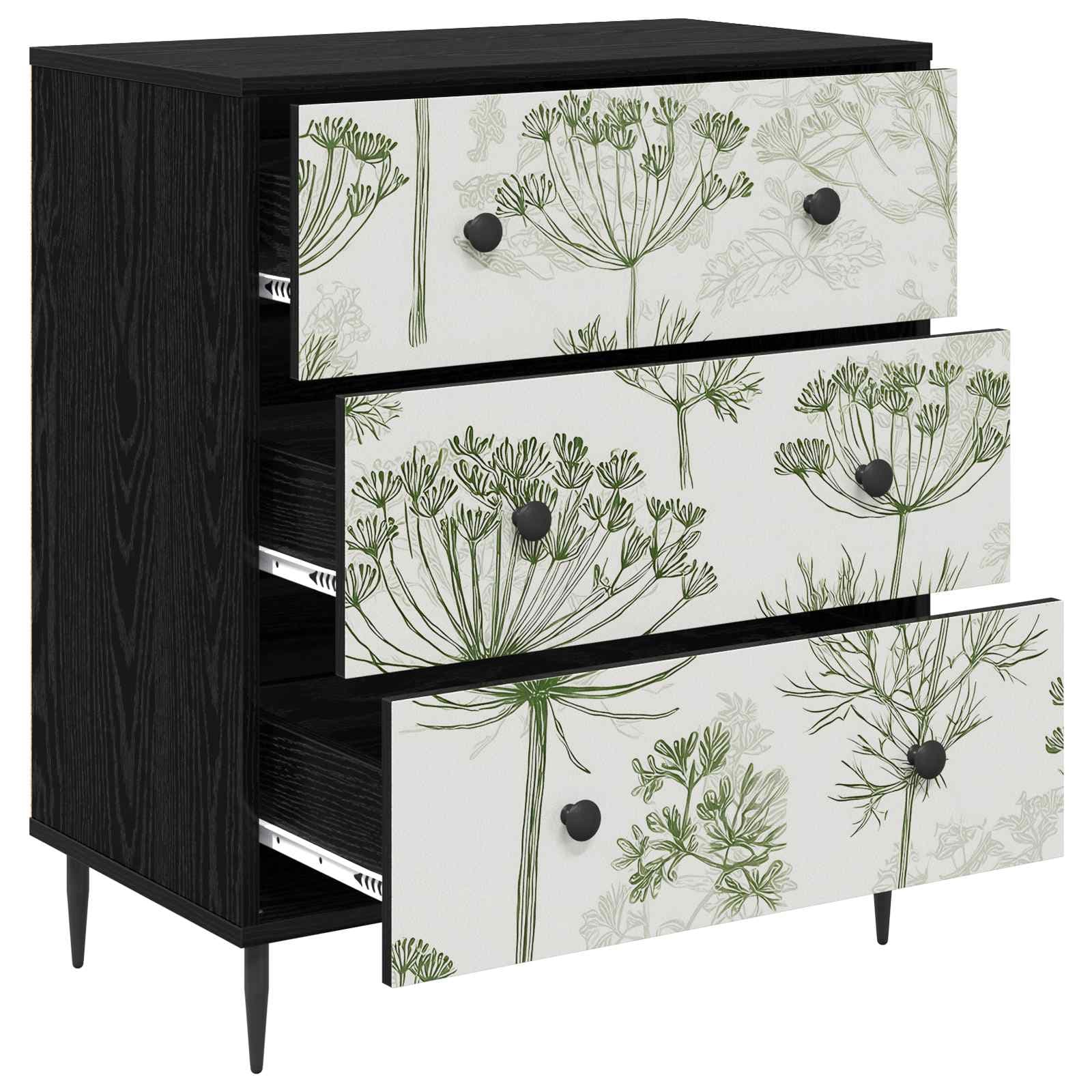vidaXL Ladekast GOTHA Groene boomprint - foto 3
