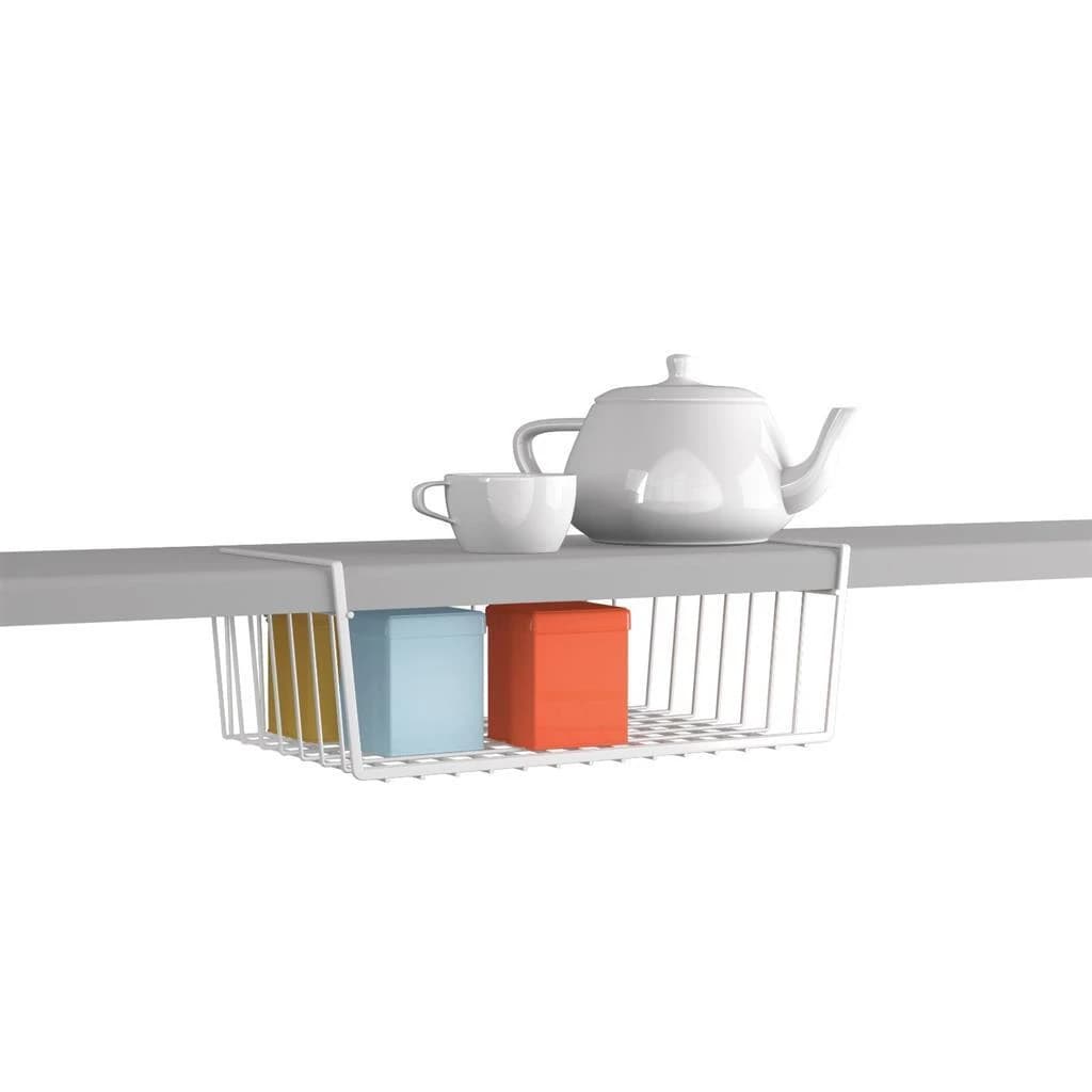 Metaltex Hangmand 40x26x14 cm Wit/Metaal - foto 2