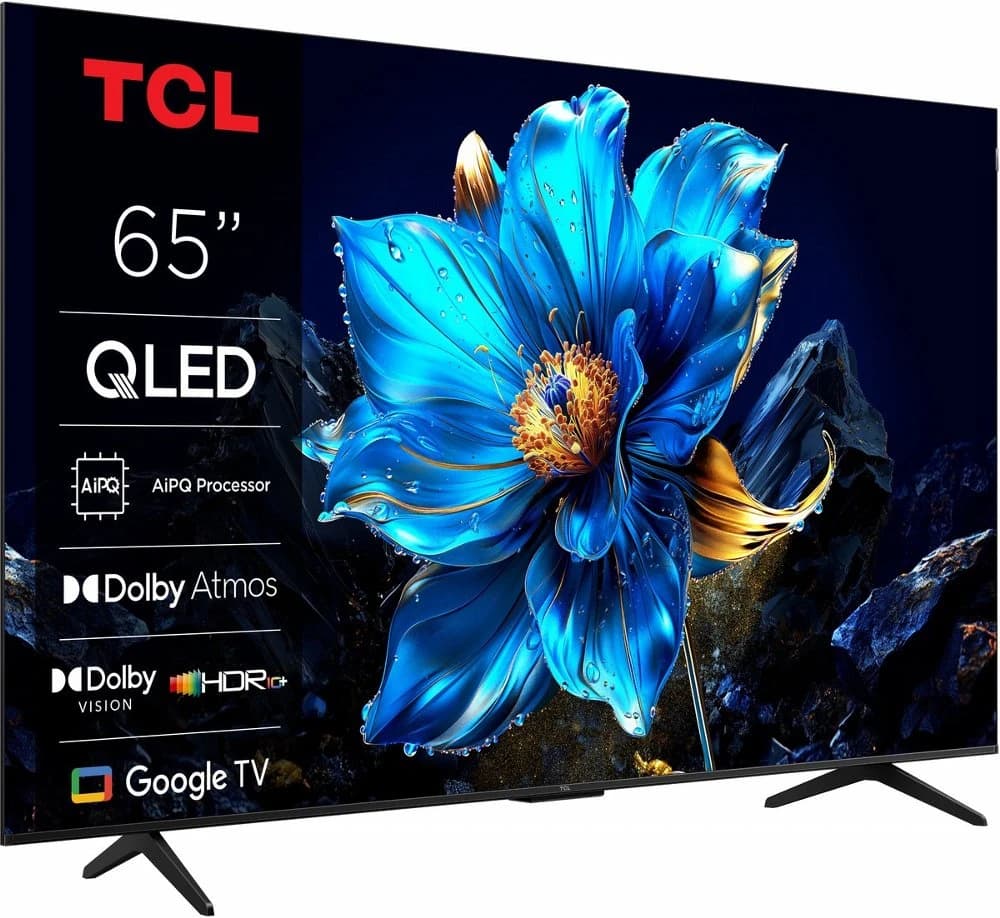 TCL 65P71K 65" | 4K QLED Smart TV | Google TV | Dolby Vision | Zwart - foto 8