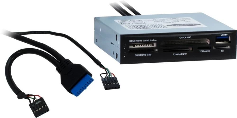 Inter-Tech CI-01 achterzijde met aansluiting