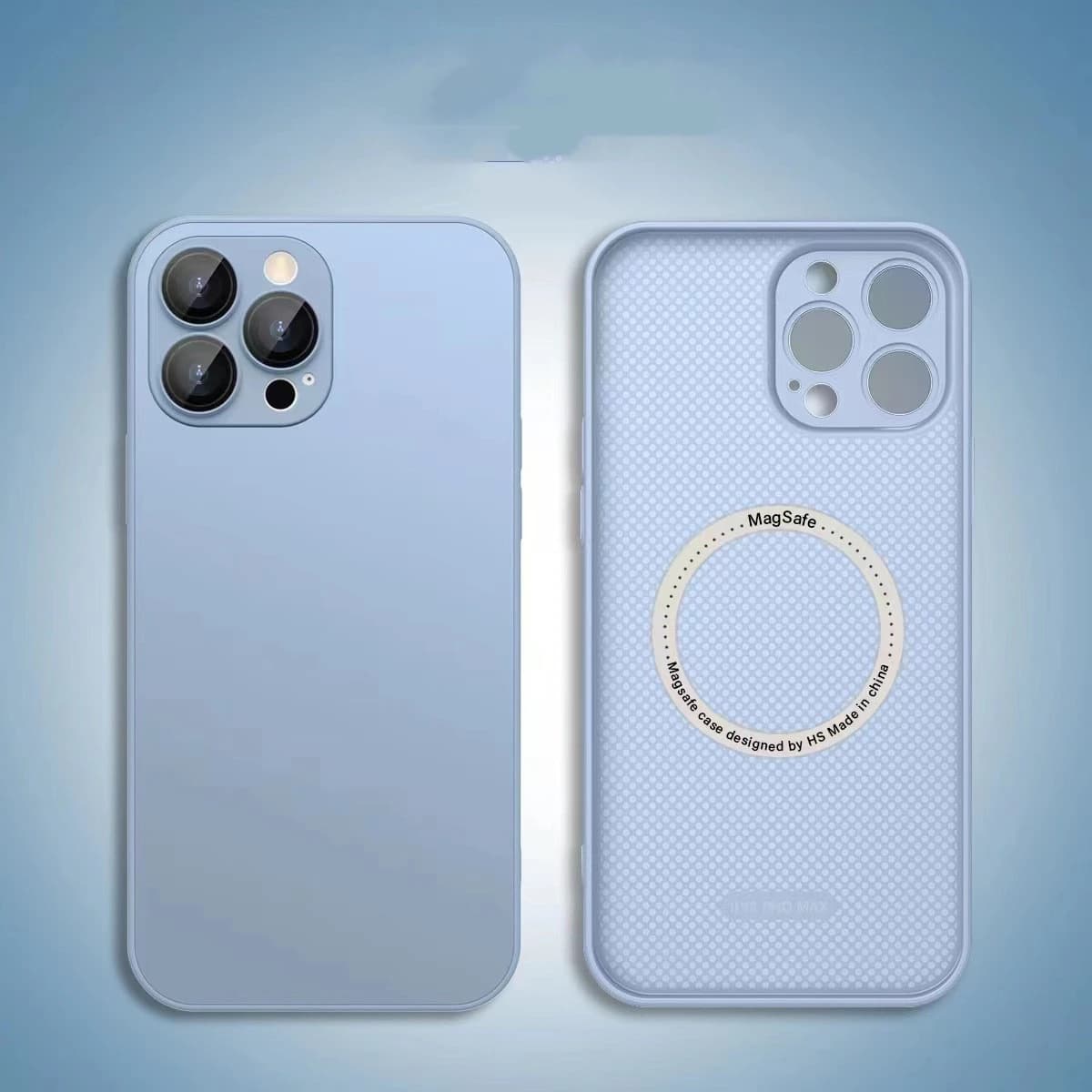 Matglazen telefoonhoesje met magneet voor iPhone
