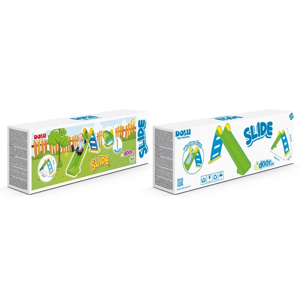 Dolu Waterglijbaan 72x133x45 cm Groen/Blauw/Geel - foto 4