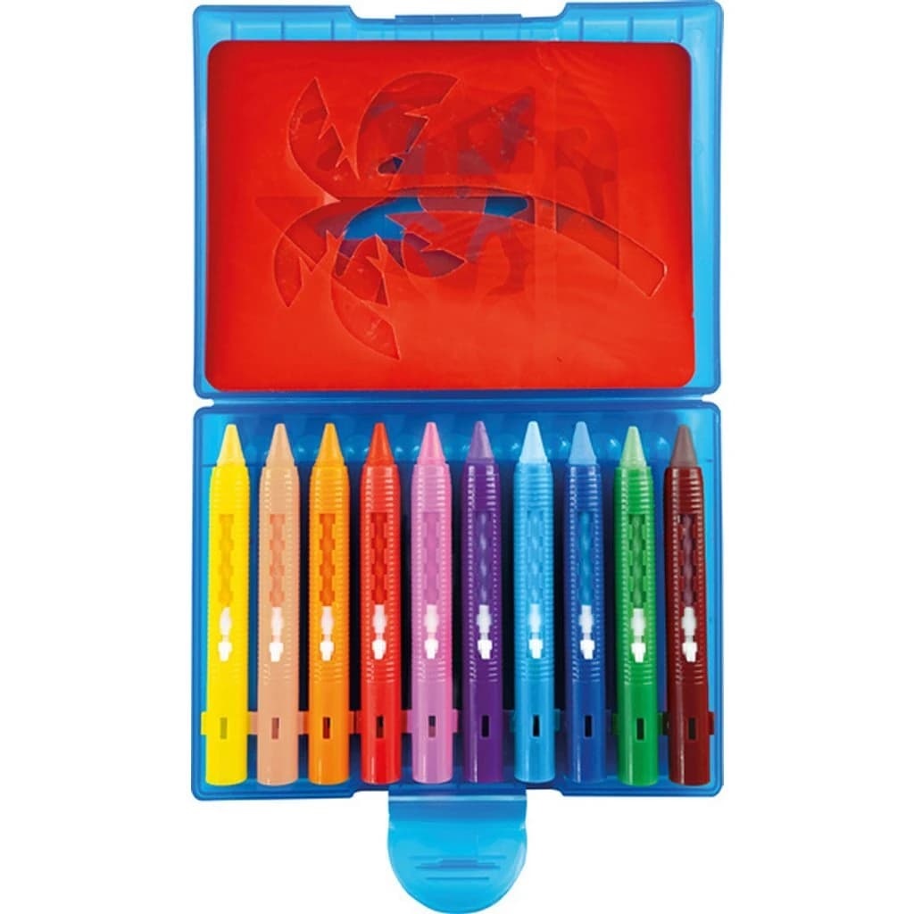 Eberhard Faber EF-524110 Badkrijt 10 Stuks Bewaarbox Incl. 5 Patronen - foto 2
