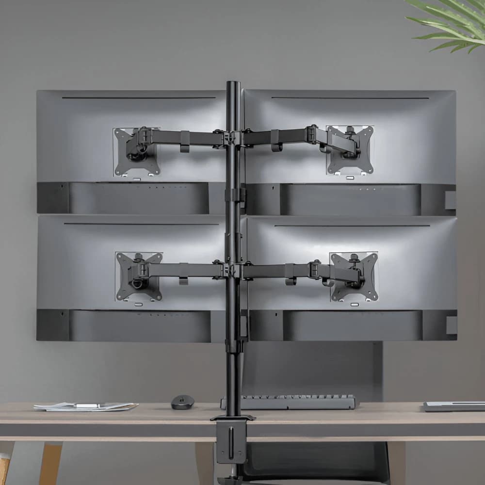 SBOX LCD-352/4-2 Verstelbare Monitor-bureaubeugel voor 4 Monitoren tot 32" - foto 9