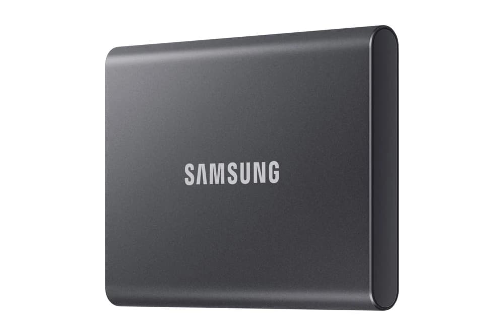 Samsung T7 SSD met USB-kabels