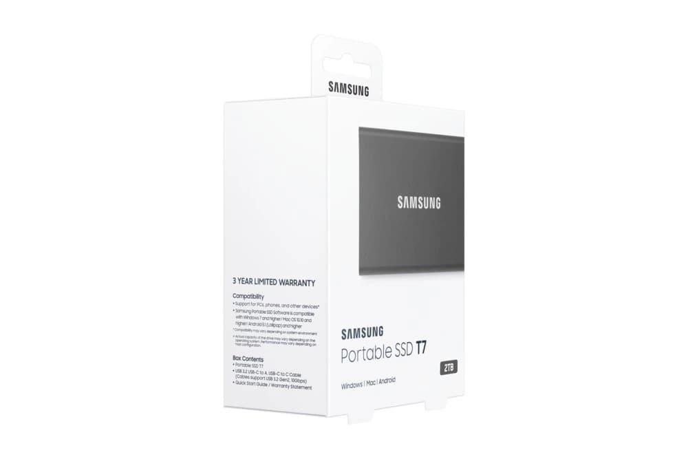 Samsung T7 Externe SSD 2TB USB 3.2 Gen 2 Grijs - foto 10