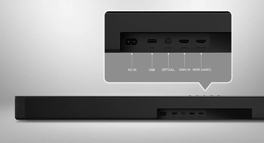 TCL Q75H soundbar verpakking