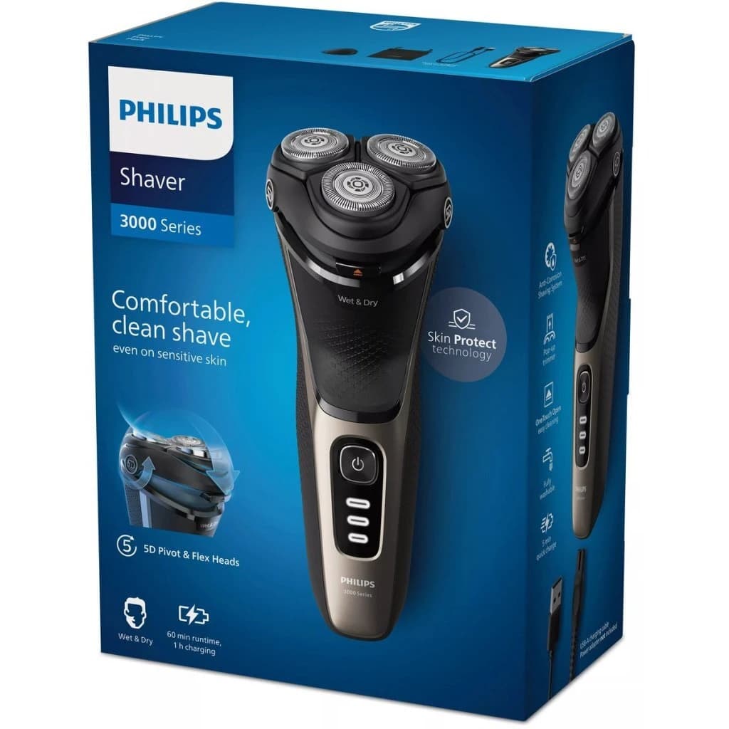 Philips S3242/12 3000 Series Scheerapparaat Zwart/Zilver - foto 2