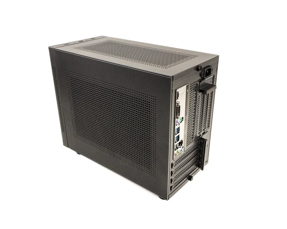 YOURS BLACK desktop-pc in bedrijfsomgeving