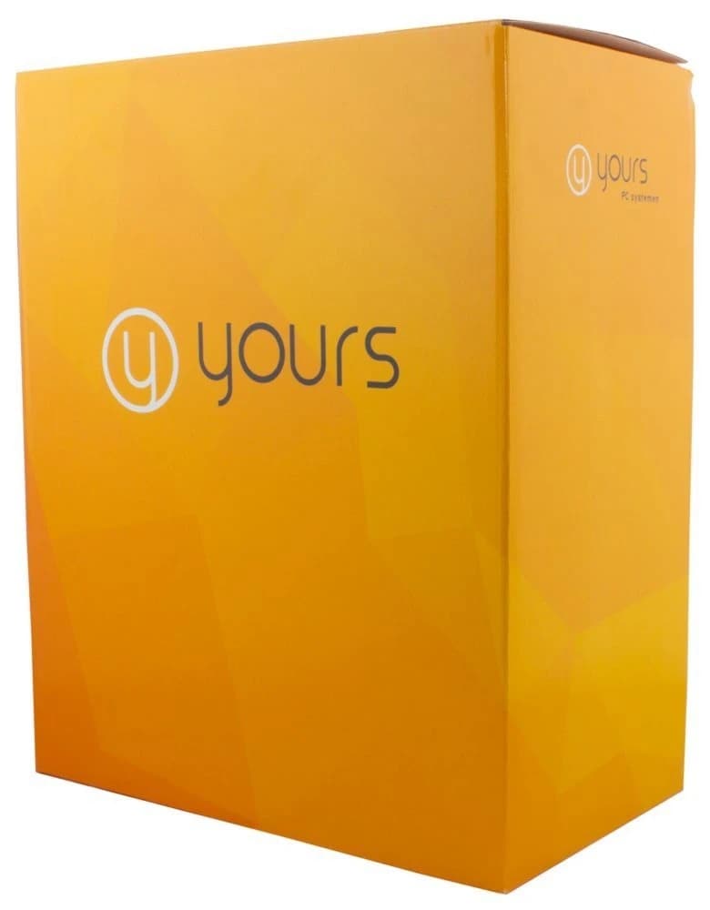 YOURS RED desktop-pc achterzijde