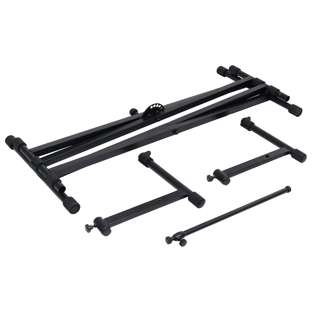 vidaXL Keyboardstandaard X-frame dubbel versterkt - foto 6