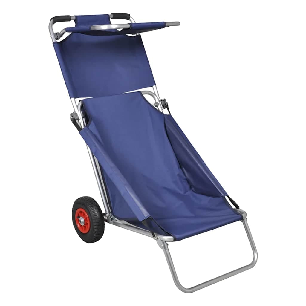 vidaXL Strandtrolley wielen draagbaar inklapbaar - foto 2