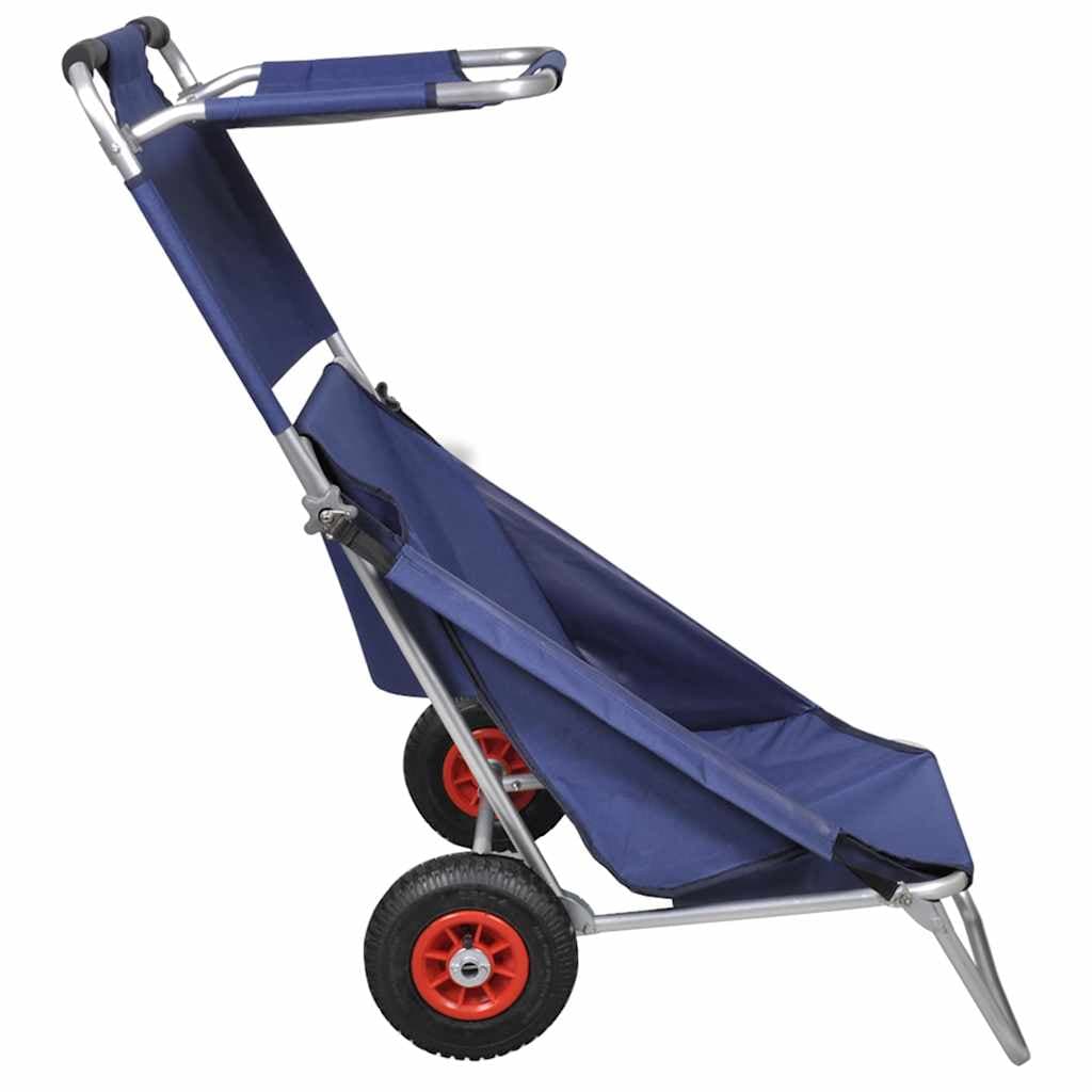 vidaXL Strandtrolley wielen draagbaar inklapbaar - foto 3