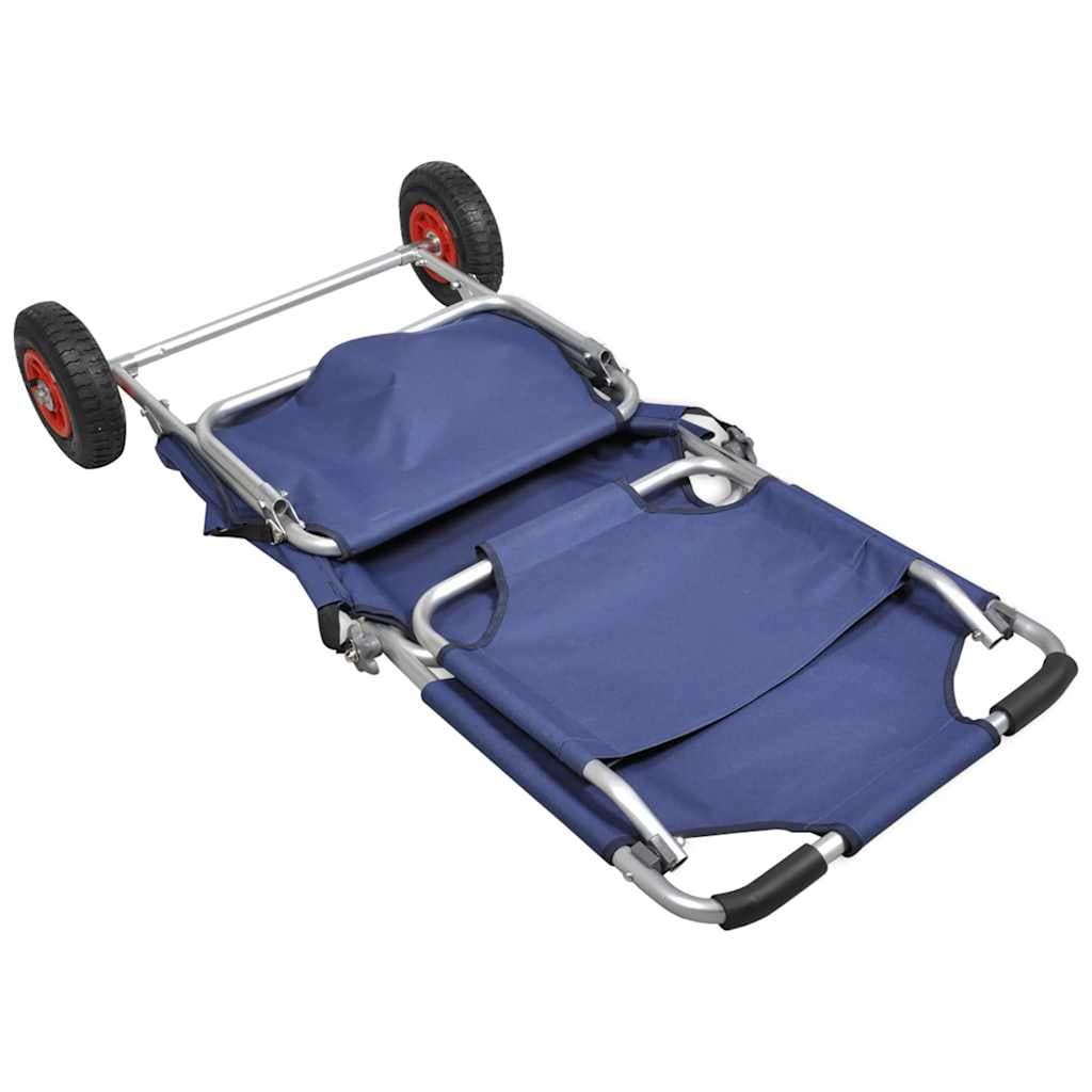 vidaXL Strandtrolley wielen draagbaar inklapbaar - foto 4