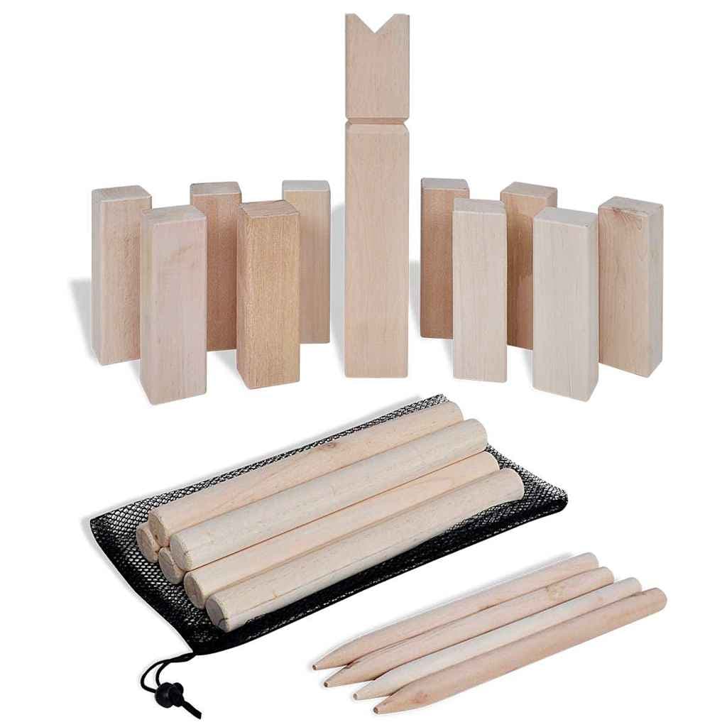 vidaXL Houten Kubb spel set - foto 2