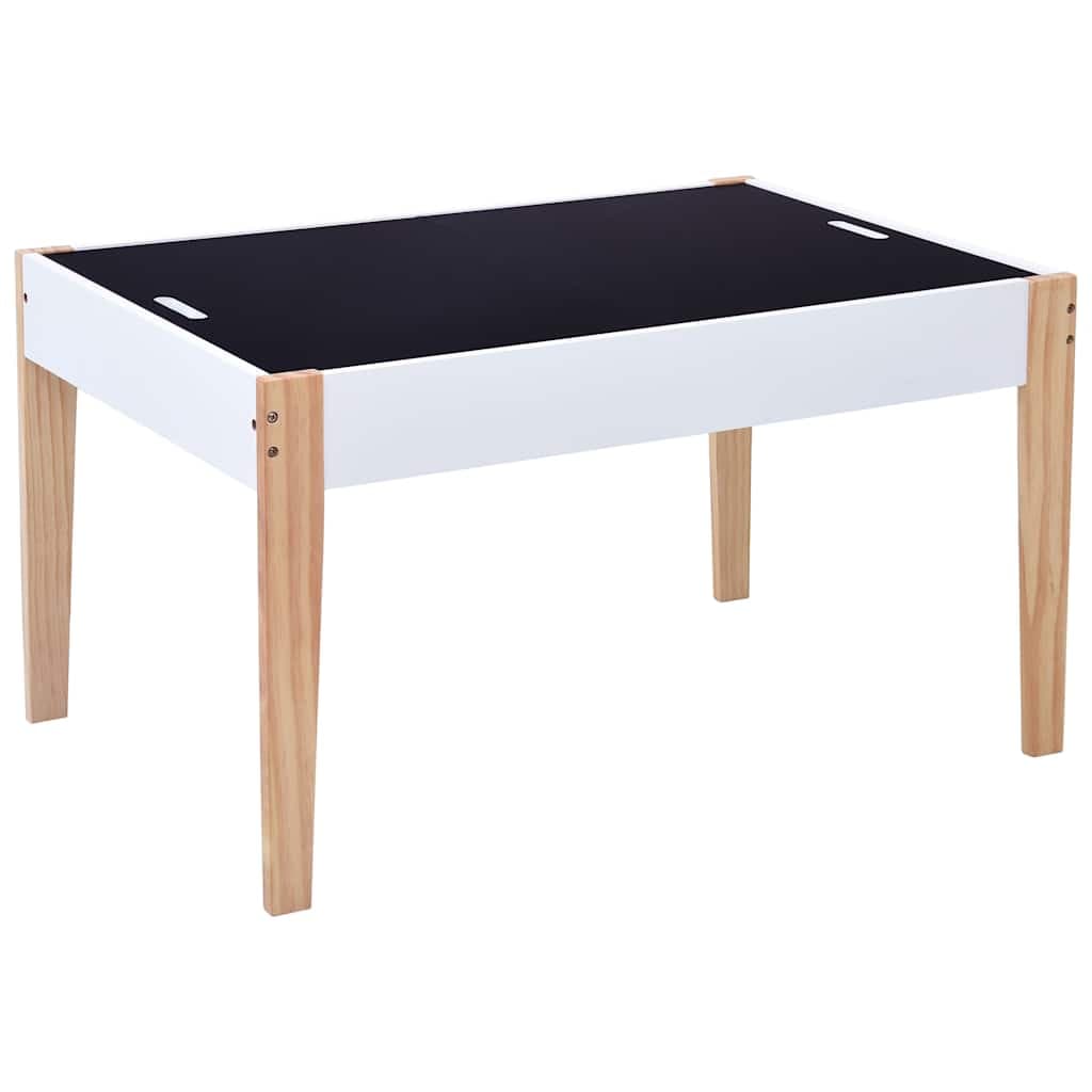 vidaXL 3-delige Kindertafel- stoelenset krijtbord - foto 5