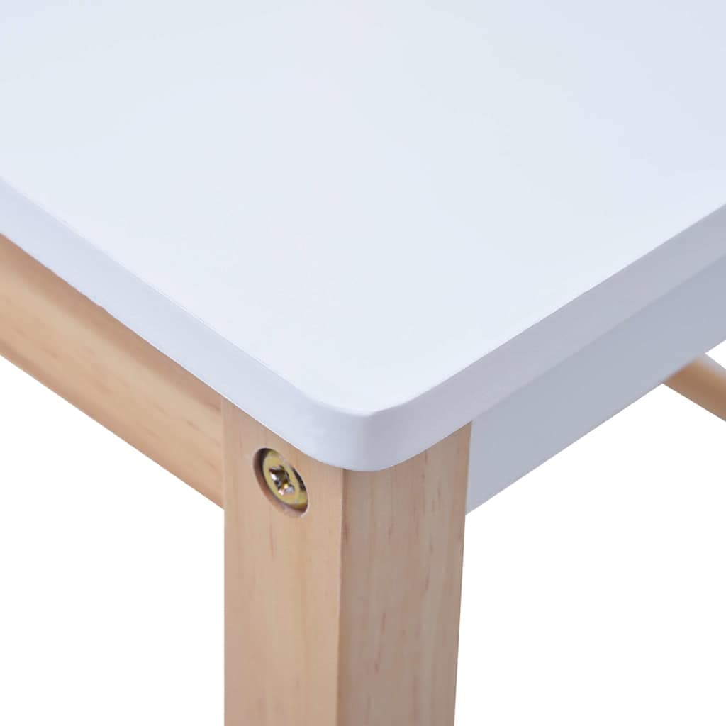 vidaXL 3-delige Kindertafel- stoelenset krijtbord - foto 10