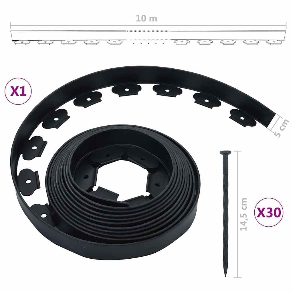 vidaXL Gazonrand flexibel 30 pinnen 10 - foto 7