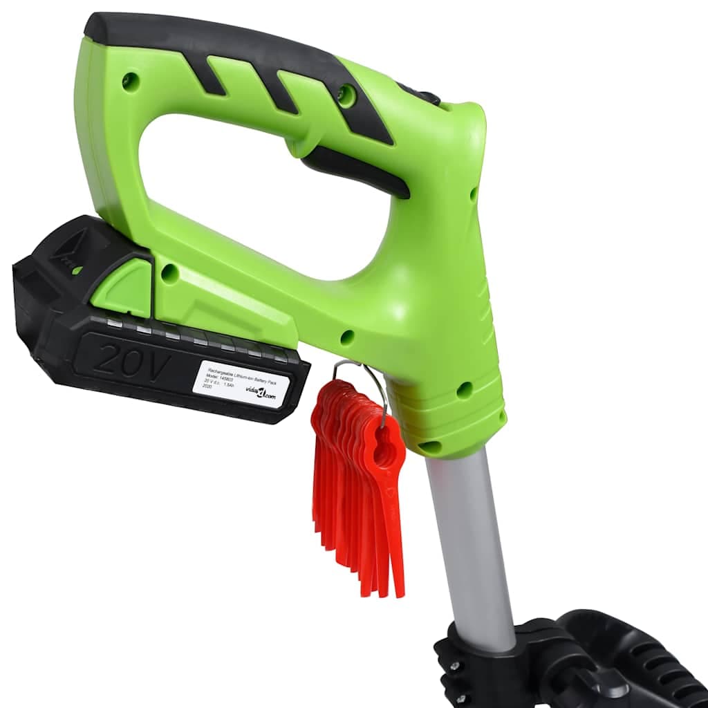 vidaXL Accugrastrimmer accu 20 V 1500 mAh Li-ion - foto 5