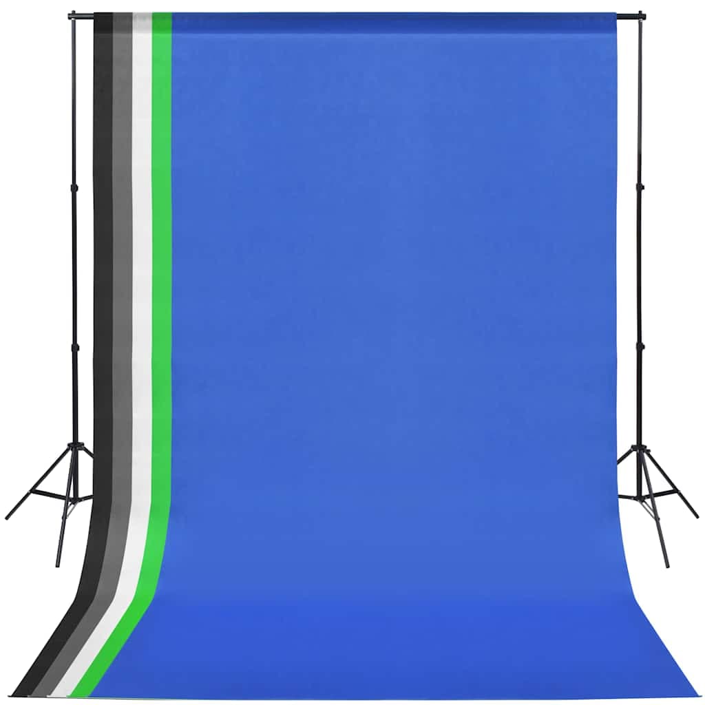 vidaXL Fotostudioset achtergrond verlichtingsset - foto 2