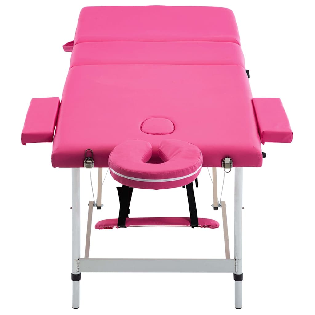 vidaXL Massagetafel inklapbaar 3 zones aluminum - foto 4