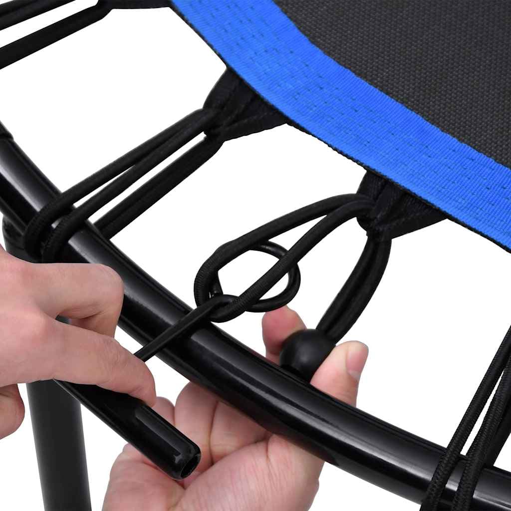 vidaXL Fitnesstrampoline met handgreep en veiligheidsmat - foto 4