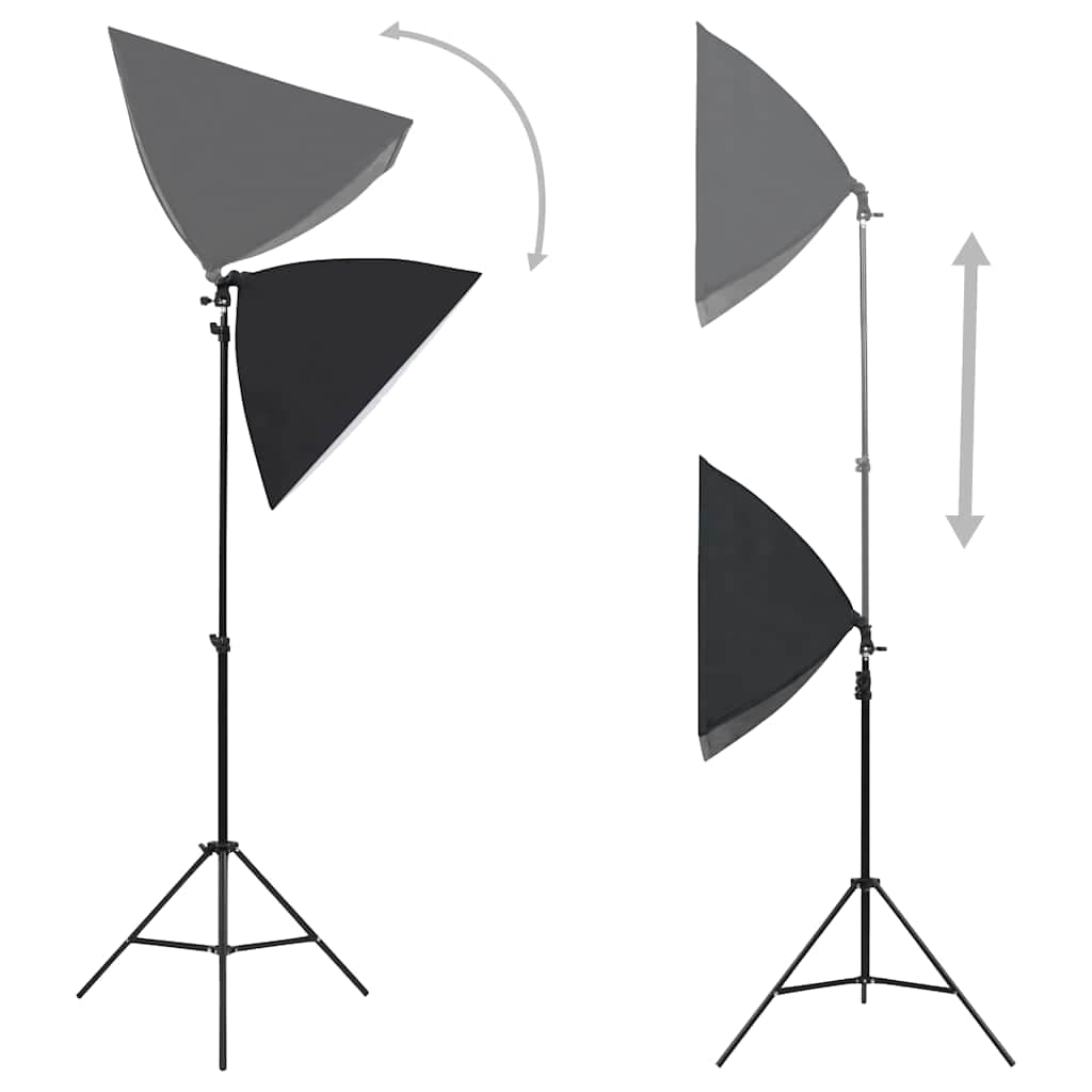vidaXL Fotostudioset softboxlampen reflector - foto 3
