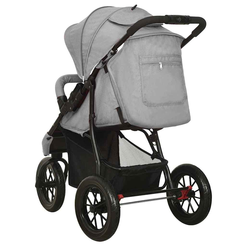 vidaXL Kinderwagen staal - foto 6