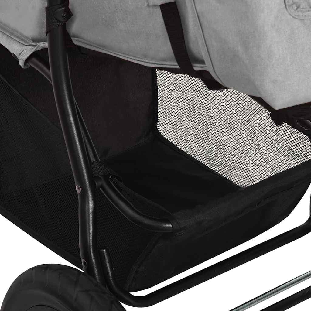 vidaXL Kinderwagen staal - foto 9