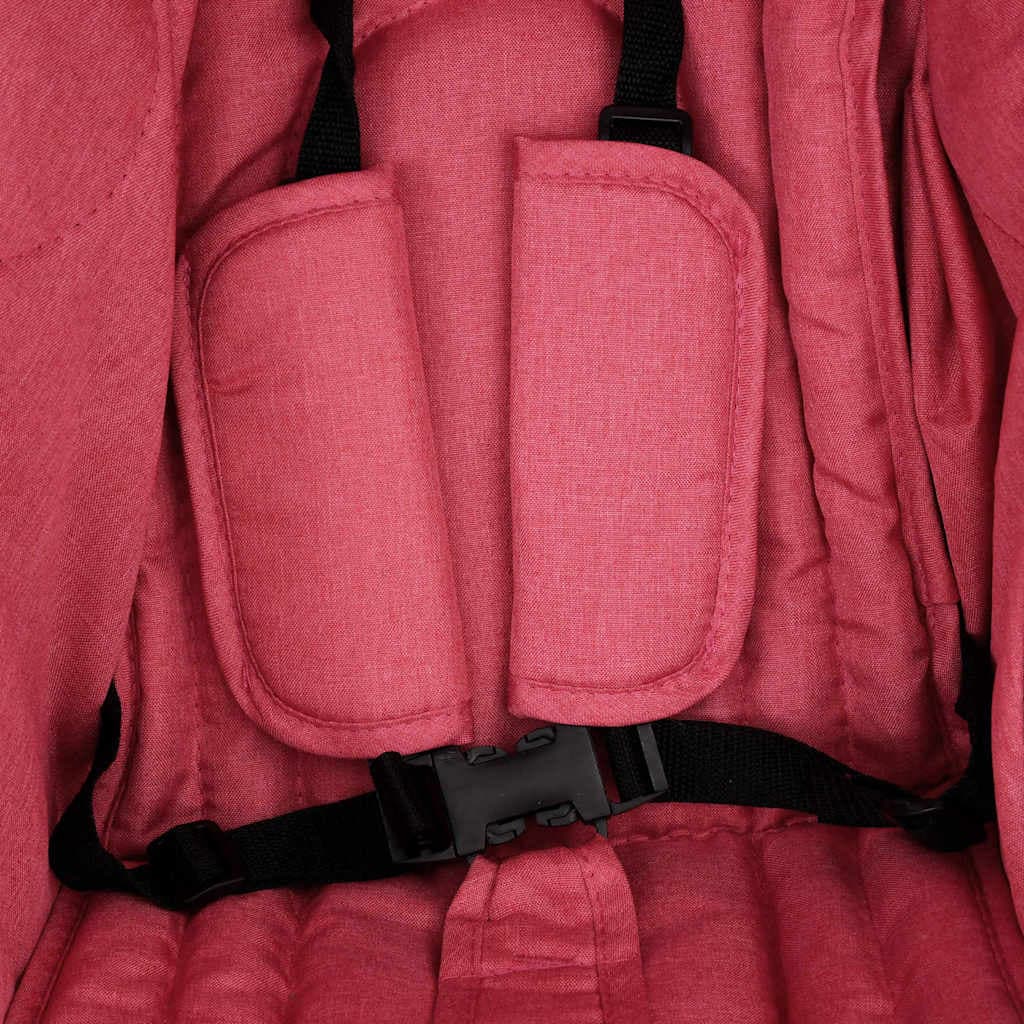 vidaXL Tweelingkinderwagen staal - foto 9