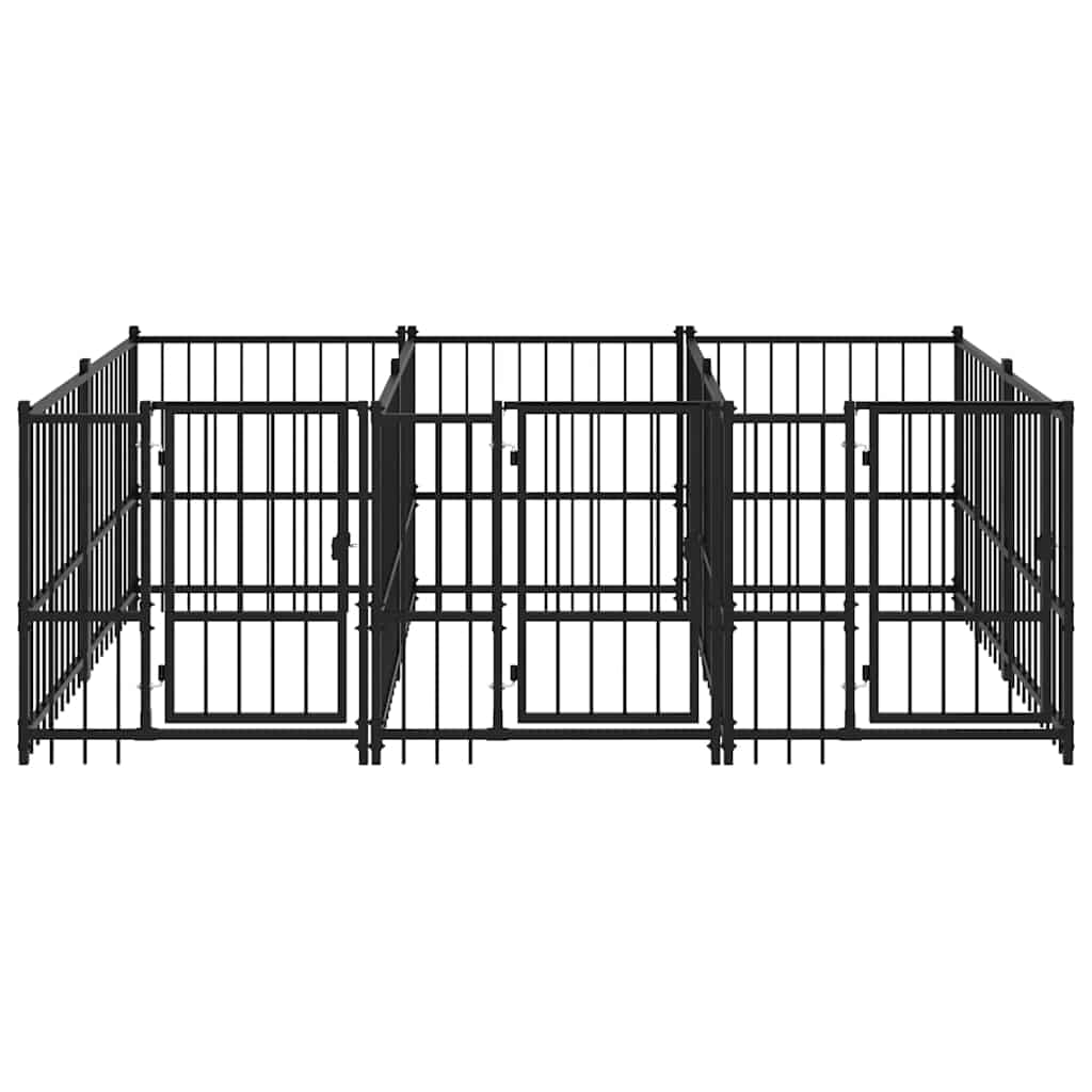 vidaXL Hondenkennel buiten 5,63 ² - foto 3