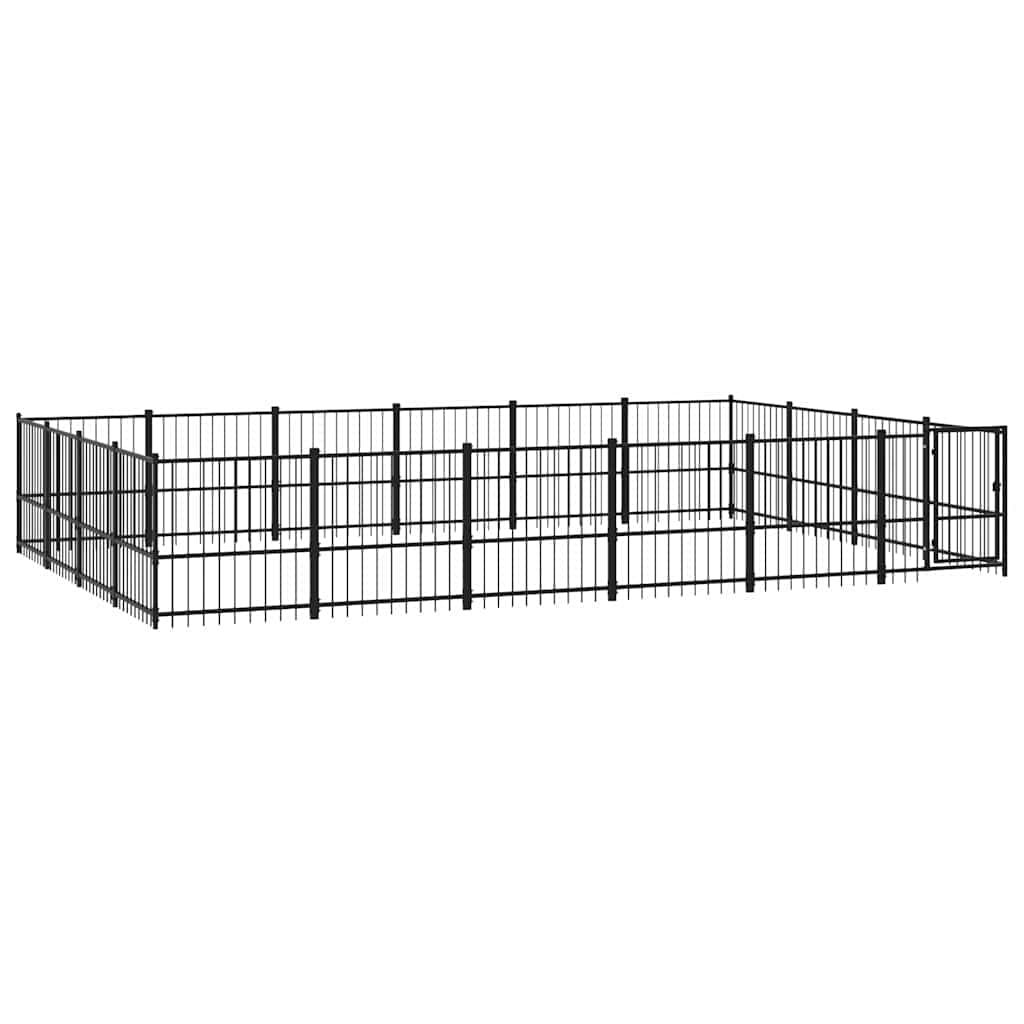 vidaXL Hondenkennel buiten 22,58 ² - foto 2